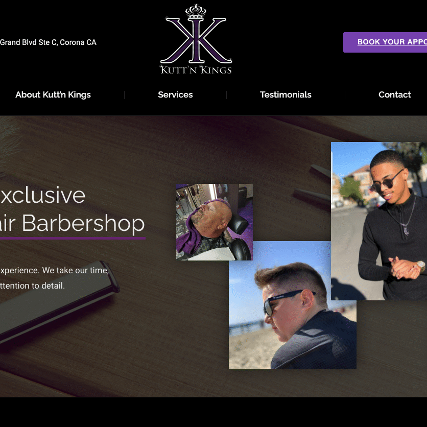 kuttn kings barbershop website