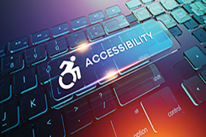 Accessibility Button on Computer Keyboard